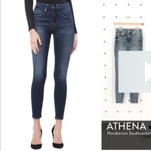 Good American good legs dark wash jeans